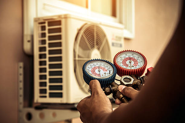 Professional Ductwork Repair technician working in Milnesville, PA
